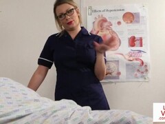 British nurse voyeur instructing sub patient Thumb