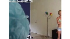Young hot blonde gets invaded in her room Thumb