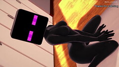 Novia vestida de Enderman quiere divertirse follando (hentai) Thumb