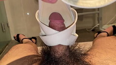 Masturbating with neighbours sexy wedge sandals Thumb