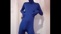 Blue Zentai Dance ( Non - Nude ) Thumb