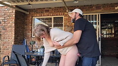 Mutual masturbation with my neighbors wife turns into outdoor creampie Thumb