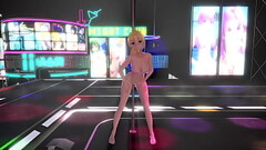 MMD R-18] - Izumi&#039_s Fire Pole Dance Thumb