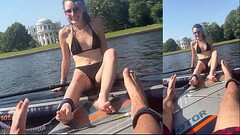 Sunset Romance: Bikini Babe Date on Paddle Boards Leads to Steamy Night of Passion Thumb