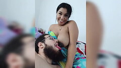 Keilimar Cute teen couple Play fucking in the afternoon Thumb