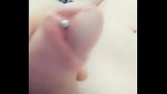 Alone pierced dick masturbate Thumb