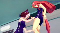 Special Week and Silence Suzuka intense futanari sex. - Uma Musume Pretty Derby Hentai Thumb