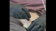 Masked and double gloved to cum Thumb