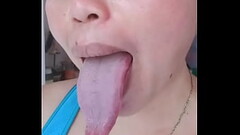 Long tongue bitch whore Thumb