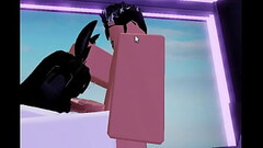 Roblox emo/bunny girl gives a BWC a boob and a blow job. Thumb