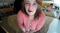 1059 January 2024 Smoke and tease from Mature DawnSkye1962. come trace the blue veins on my titties  Thumb