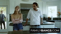 FamilyBangs.com ⭐ Handsome StepSis Having a Passional Affair with Stepbrother, Cadence Lux, Lucas Fr Thumb