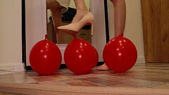 Heels crush balloons Crushing heels Thumb