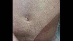 Small cock wank and cum in bath Thumb