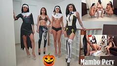 Halloween Perv Nuns squad : 4 perv nuns sex ritual &amp_ reverse gangbang (Anal, nuns, blasphemy, 1g Thumb