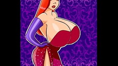 Pushing Jessica Rabbit&#039_s big breasts (opt) Thumb