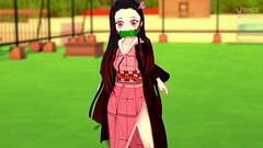 Innocent Nezuko Chan needs to control her impulses with you - Demon Slayer Thumb