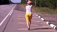 Yellow big ass flashing outdoor Thumb