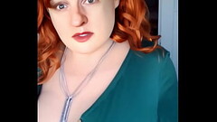 Bouncy bouncy Redheaded MILF Goddess hypnotises you with my bouncing titties Thumb