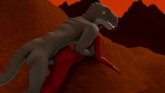 Das 3d animation | Red dinosaur porn | furry dinosaur Thumb