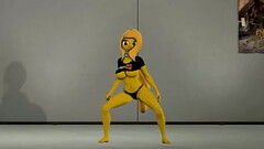 My friend golden lust does a sexy dance Thumb