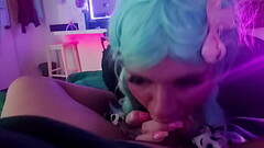 HE CUMS DOWN MY THROAT!! | blowing his entire load balls deep Thumb