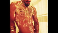 STL Tatted BBC Bi-Sexual Savory Sage Soaps And Strokes BBC in Shower Cumshot Thumb