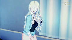 Irina Jelavic bitch sensei takes off her outfit and masturbates - Ansatsu Kyoshitsu Thumb