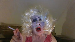 Sissy slut Sarah craves cock - does this trashy old  tranny make you hard? Thumb