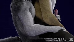 Gay Bareback Furry Ride - ISAL 3D Thumb