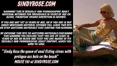 Sindy Rose the queen of anal fisting sirens with prolapse ass hole on the beach Thumb