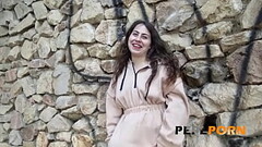 Cute Anabel Luna shows her pussy in public before an UNFORGETTABLE POUNDING! Thumb