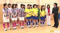 Japanese female team listen and take a lesson from their coach Thumb