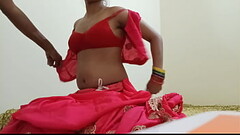 Hot Indian Desi Village new merid bhabhi was cheat her husband and fucked by step brother on clear H Thumb