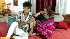 Indian New Stepmom VS Teen Boy Hot XXX Sex! fucks stepmother Thumb