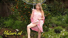 Voyeur Housewife Lilly White Plays With Herself In The Garden Thumb