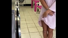 Getting completely naked in the public laundromat Thumb