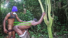 A very hot fuck in the open air under the woods during a meeting between two straight tourists who s Thumb