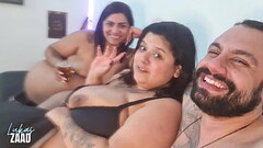 A BBW gostosa gozou gostoso no meu pau molhando tudo o sof&aacute_ Thumb