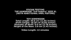 Vivian Testing The Handmade Dolphin Size XL (With Additional Anal Fisting) TWT269 Thumb